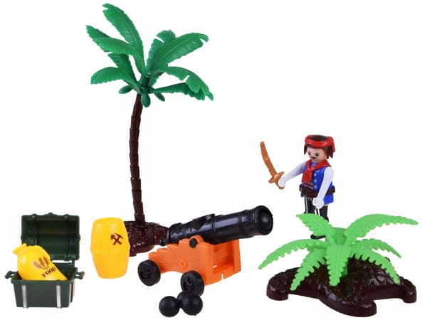 PIRATE SHIP FIGURINE SET WITH SOUND