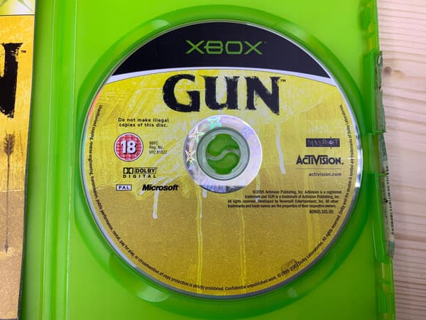 GUN disc, in excellent condition, complete set – XBOX CLASSIC