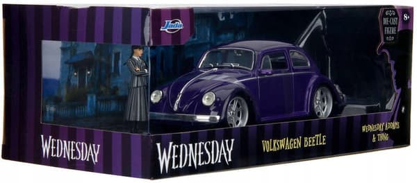 Jada Wednesday VW Beetle 1:24
