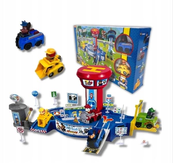 Patrol Psi Base, Tower, Car Park, Figures, Landing Pad – LARGE BASE SET