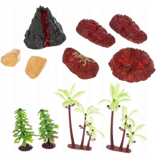 LARGE SET OF DINOSAUR FIGURINES