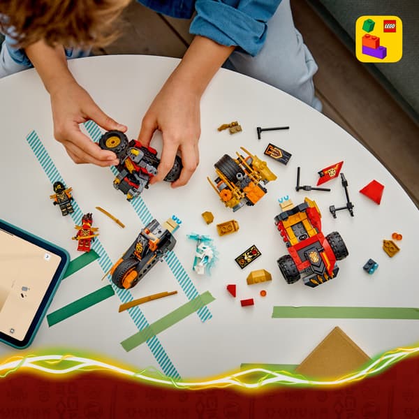 LEGO NINJAGO Kai and Cole’s Multi-Function Vehicles 71864