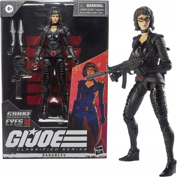 G.I. JOE SNAKE EYES CLASSIFIED BARONESS FIGURINE