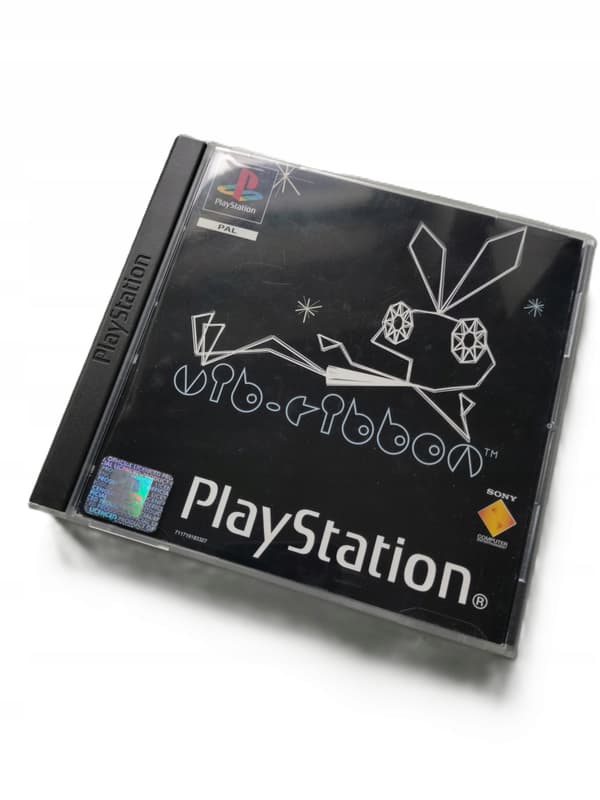 VIB RIBBON + PSX PS1 POSTER (ENG) + PROTECTOR