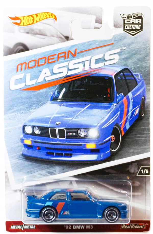 HOT WHEELS 92 BMW M3 MODERN CLASSIC UNIQUE 2017 NEW MODEL + PROTECTOR