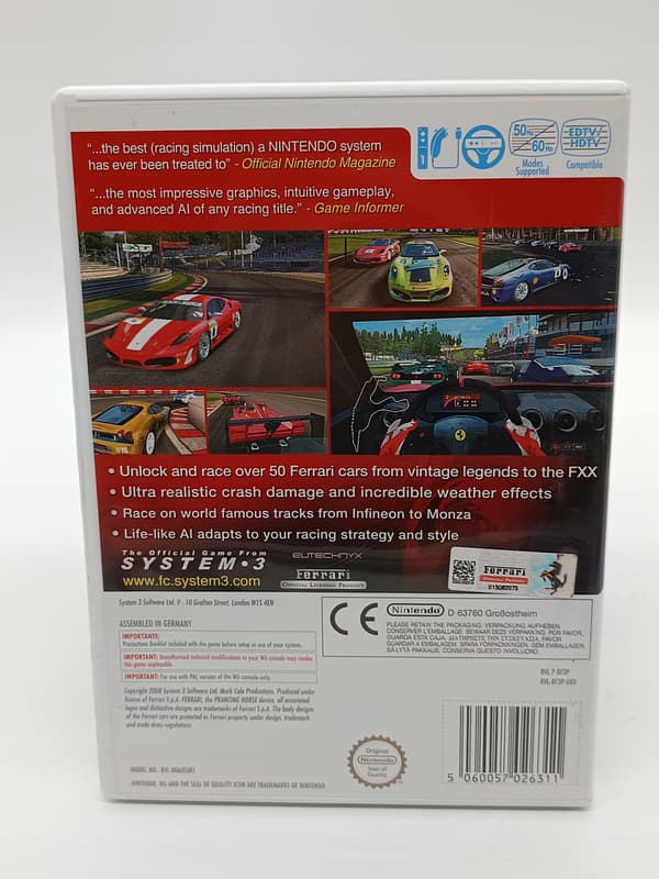 Ferrari Challenge Trofeo Pirelli for Nintendo Wii (boxed)