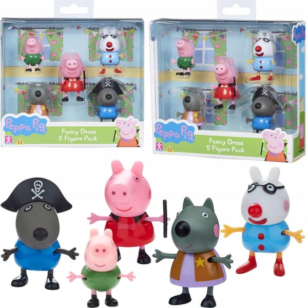 PEPPA PIG: 5 FIGURES IN OUTFITS