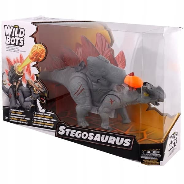 Zuru WILD BOOTS Interactive STEGOSAURUS Dinosaur
