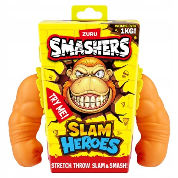 SMASHERS SLAM HEROES GORILLA SERIES 1 SET – GORILLA AND MONKEY FIGURES SET