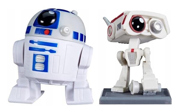 FIGURINES STAR WARS Set: R2-D2 and BD-1 figurines, 5.5 cm, by HASBRO, 4+