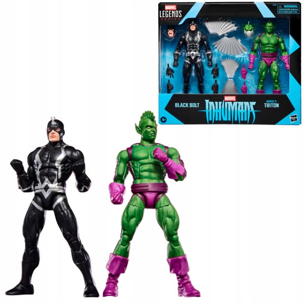 MARVEL LEGENDS INHUMANS BLACK BOLT AND TRITON COLLECTOR’S SET (TWO-PACK)