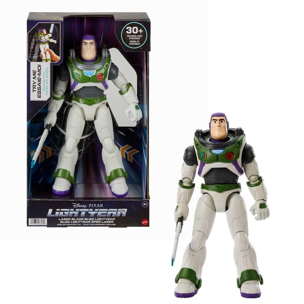 MATTEL Disney Pixar Lightyear Buzz figure: Rocket with laser blade HJC60