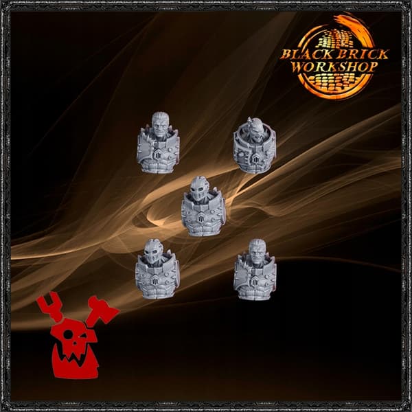 Butchers’ Torso Figures with Heads – DakkaDakka Set – 32 mm Tabletop/DnD