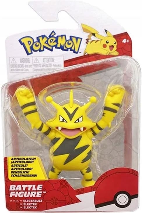 POKÉMON ORIGINAL FIGURE: JAZWARES ELECTABUZZ