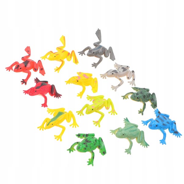 36 SMALL, REALISTIC FROG-SHAPED TOYS FOR IMAGINATIVE PLAY