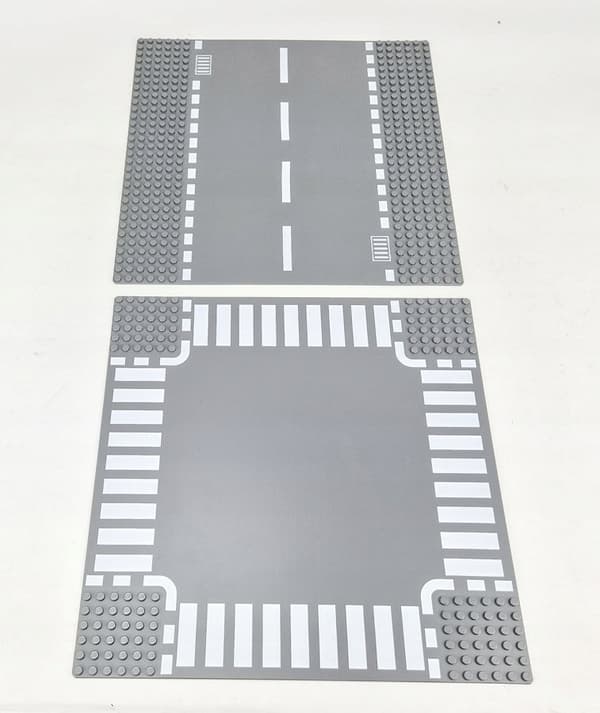 LEGO Elements Building Plates Road Junction 32x32, 2 pieces