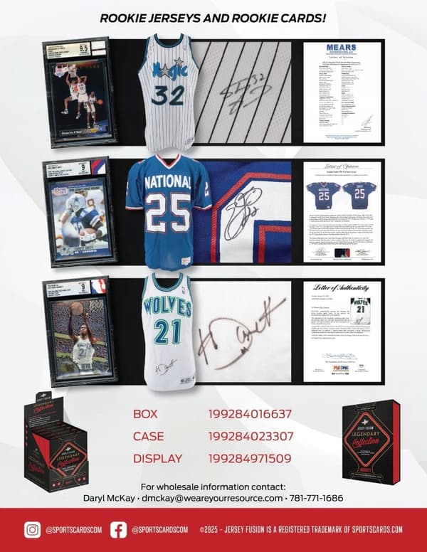 Jersey Fusion – Legend Collection Display Pack