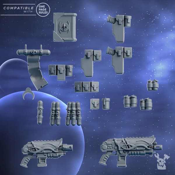 Silver Moon Daughters Tactical Trinkets x17 DakkaD