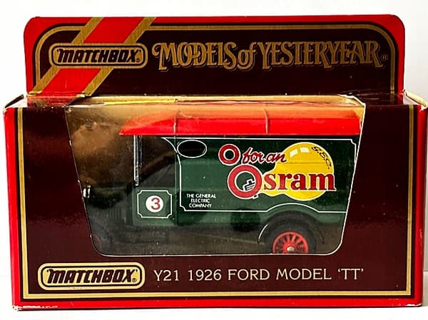 MATCHBOX-MOY No. Y21 1926 FORD TT VAN (B9)