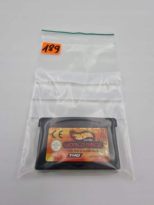 GAME BOY ADVANCE HOT WHEELS WORLD RACE – ORIGINAL