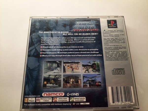 TIME CRISIS PROJECT TITAN PlayStation (PSX) boxed copy 8
