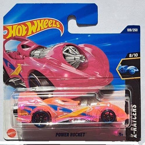 HW Hot Wheels 8-10 Power Rocket X-RAYCERS 109-250 JBB69