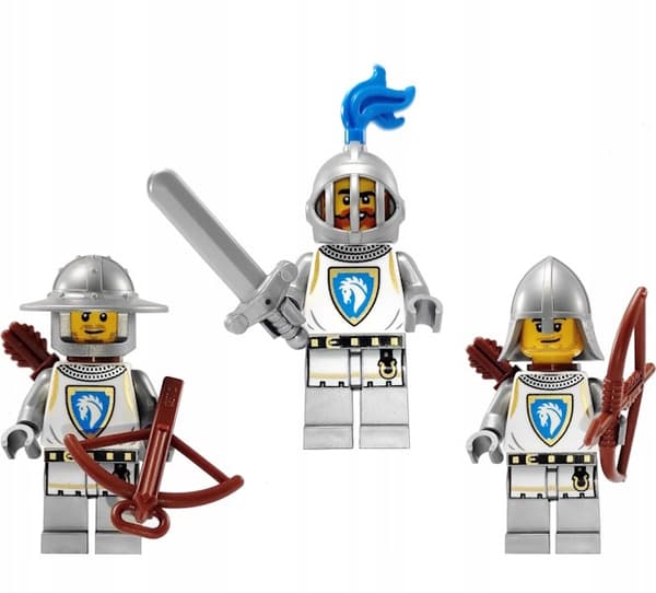 LEGO Castle – White Horse Knight, 3-piece set