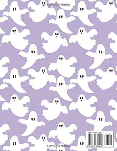 Ghosts Composition Notebook | 120-page Wide-Ruled Notebook: Notebook for