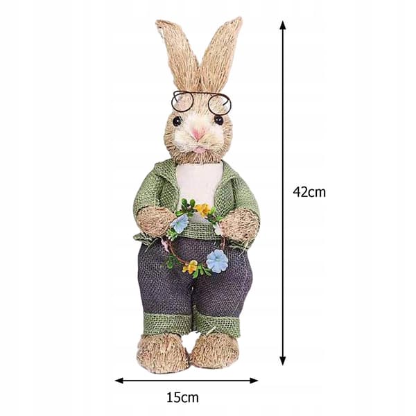 Symulation Rabbit Desktop Figurine, Children's Toys, Garden A