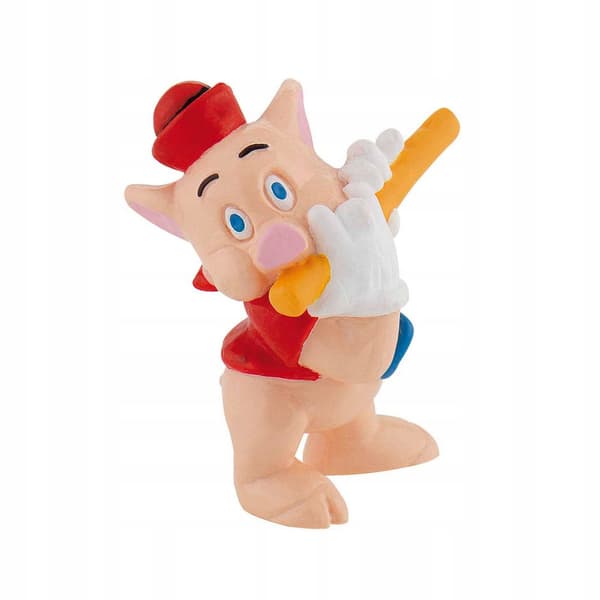 Bullyland – Fifer Three Little Pigs Figurines, 5cm – Themed Accessory