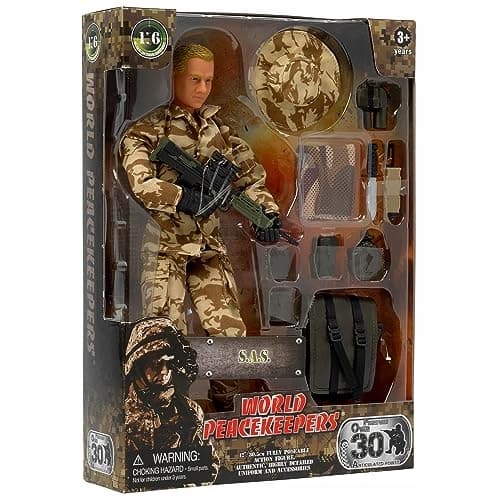 WORLD PEACEKEEPERS by Peterkin | 12 S.A.S. Action Figure & Accessories |