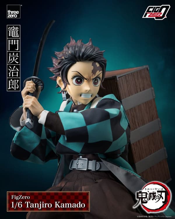 FigZero 1/6 Scale Tanjiro Kamado Action Figure – Demon Slayer, 27.5 cm, by threezer