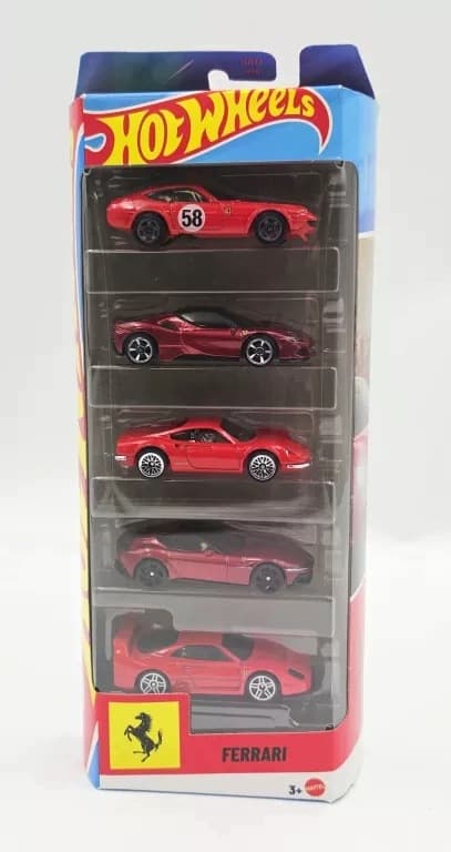 HOT WHEELS FERRARI 5-PACK
