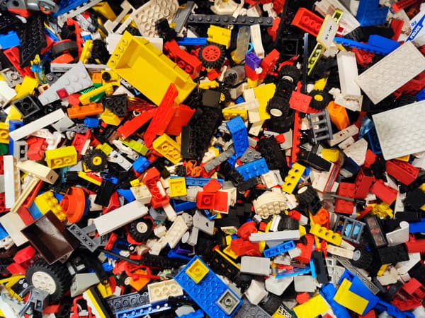 Assorted LEGO Bricks with a Bonus – 500g