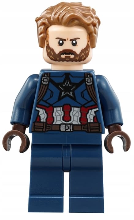 Lego minifigure @@ CAPTAIN AMERICA @@ from set 76101