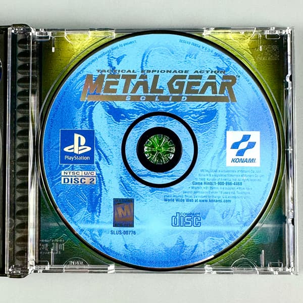 Metal Gear Solid | PS1 | PSX | PLAYSTATION 1 | BIG BOX EDITION