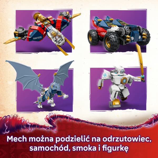 LEGO NINJAGO Zane’s Multifunctional Ultramech 71834