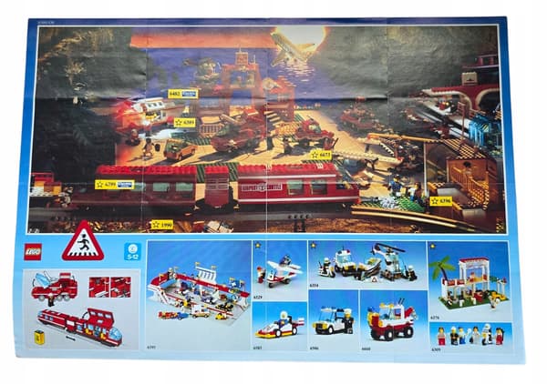 LEGO LEAFLET Poster 1990 Town 113185-OS