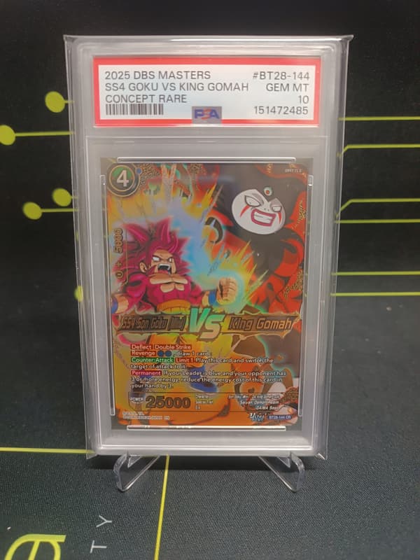 Dragon Ball Super CG – SS4 Son Goku (Mini) vs King Gomah – PSA10