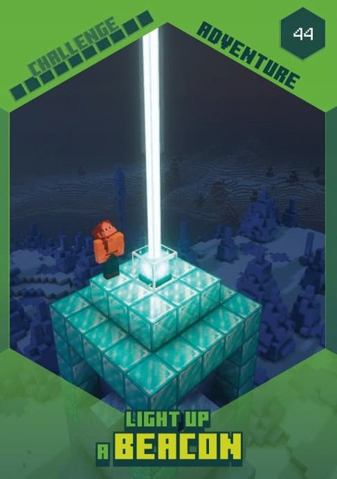 MINECRAFT 4 Challenges Panini Fat Pack – 26 Cards – Value Pack Pouch