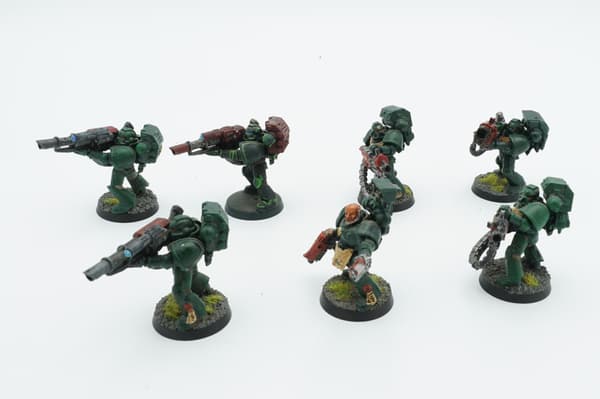 Warhammer 40k Space Marines Devastator Squad – set of 6 plastic miniatures