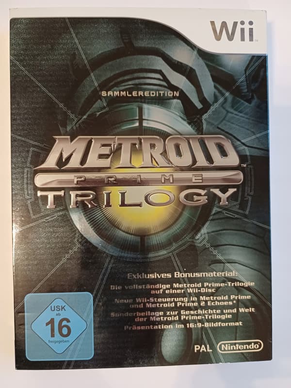 Metroid Prime Trilogy, Wii, in very good condition
