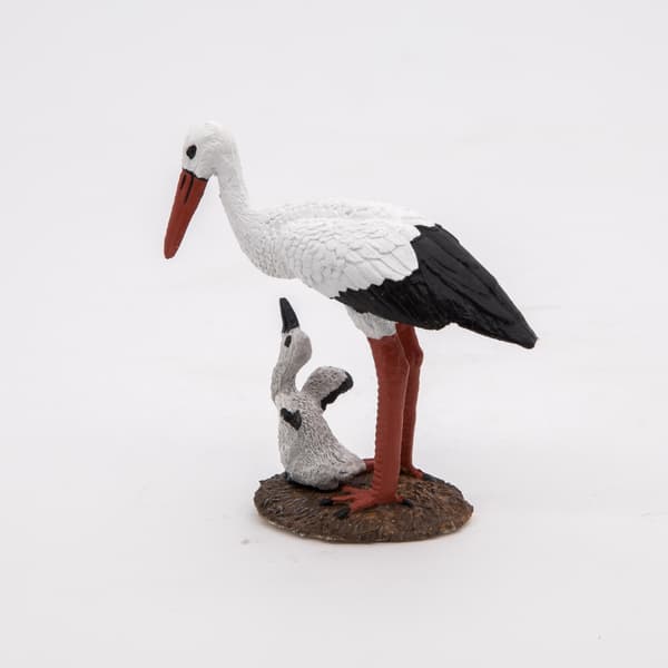 STORK WITH A CHICK [FIGURINE]
