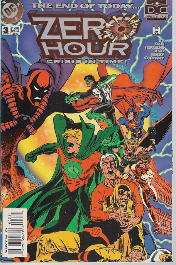 DC ZERO HOUR: Crisis in Time, Issues 1–4, 1994 (in English)