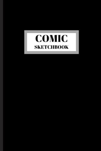 Comic Sketchbook: Black