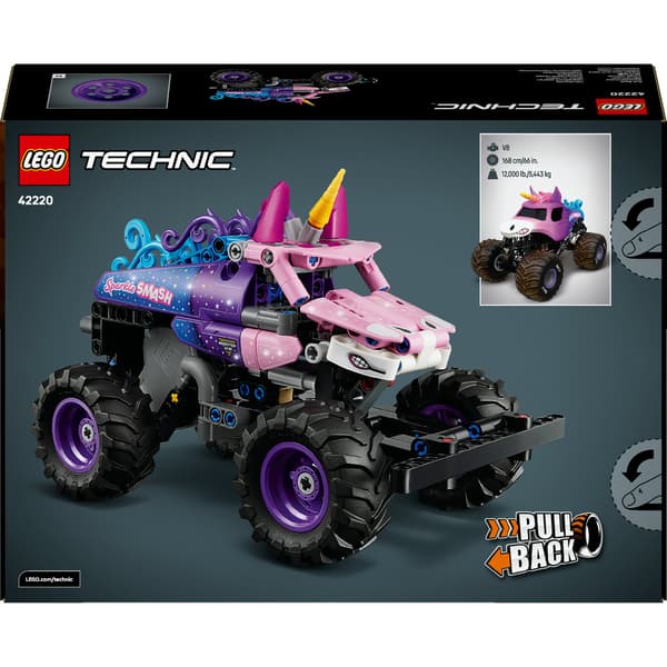 LEGO Technic Monster Jam Sparkle Smash with pull-back drive 42220