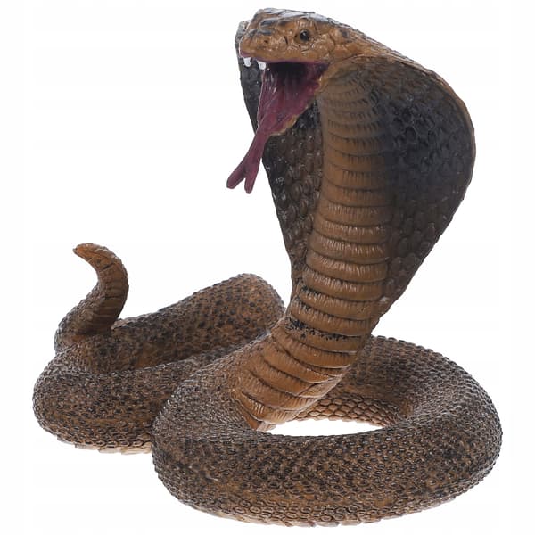 DECORATIVE PLASTIC COBRA FIGURINE – EDUCATIONAL TOY FOR CHILDREN