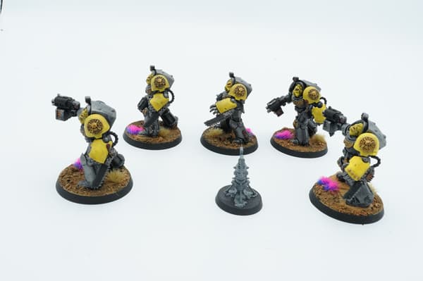 Warhammer 40k Space Marines Terminator Squad – set of 5 plastic miniatures