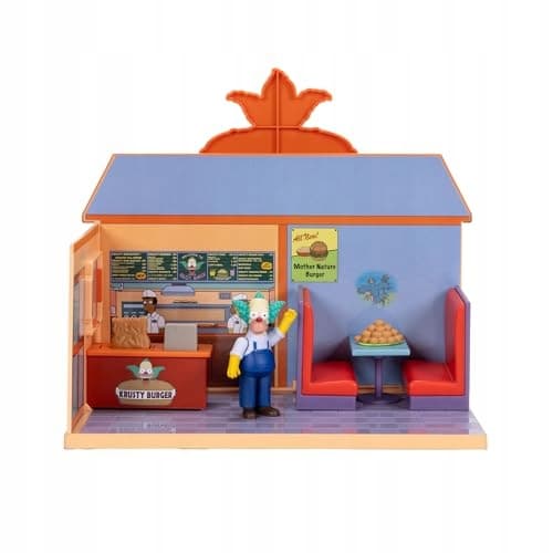 Jakks Pacific The Simpsons Krusty Burger play set, 6 cm, accessories