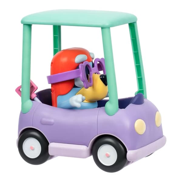 Moose Toys Bluey Chat Mates Grannies Car Interactive Figure Set